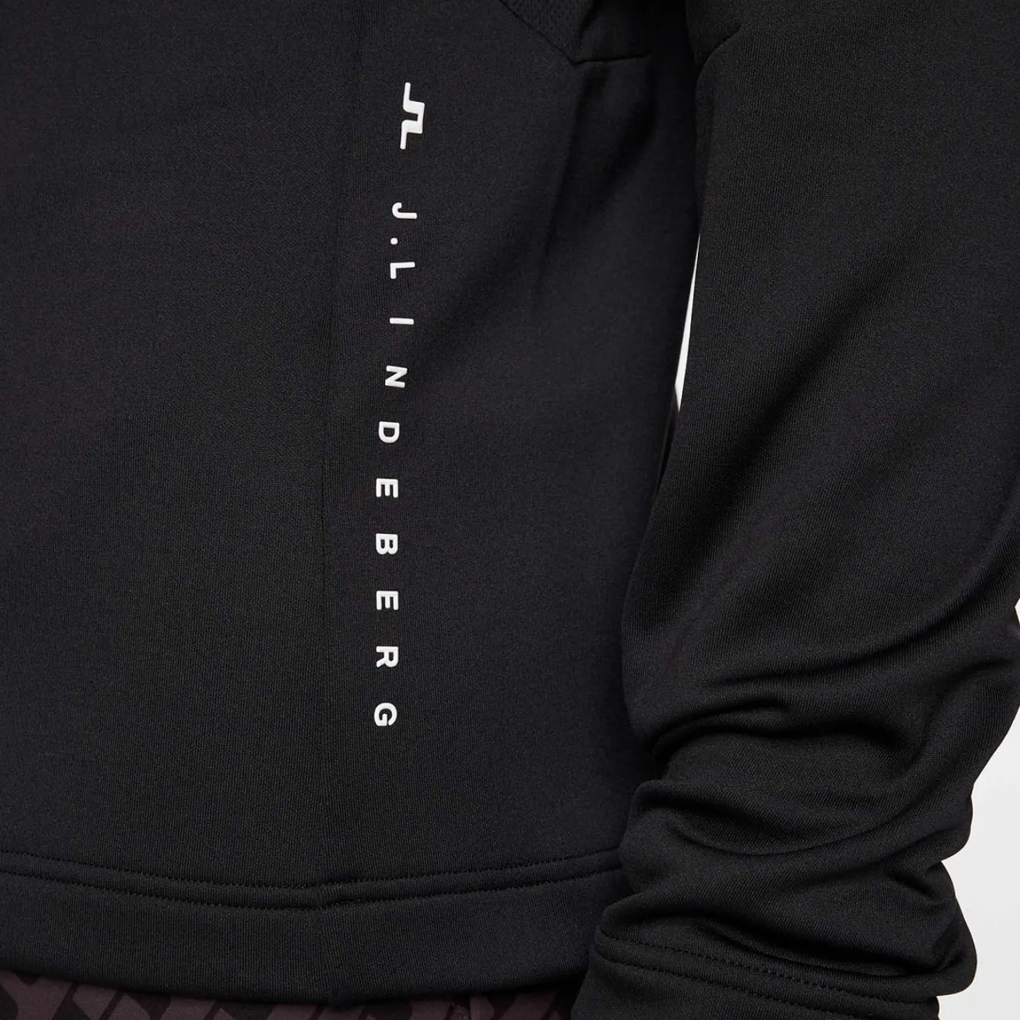 Vinnie Quarter Zip Mid Layer Musta