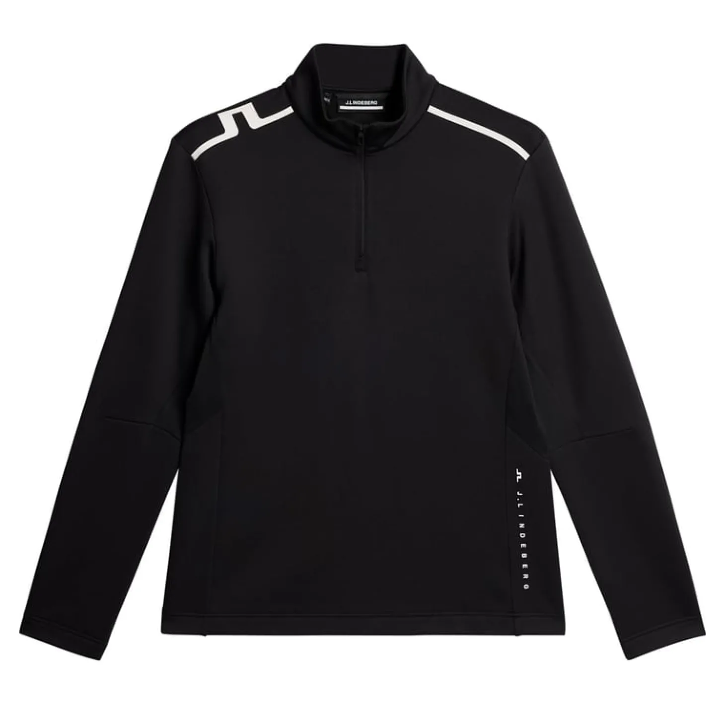 Vinnie Quarter Zip Mid Layer Musta