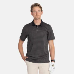 Virtue Polo Stripes Musta