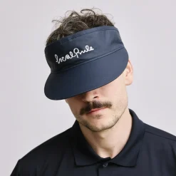 Visor Italic Logo Sininen