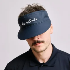 Visor Italic Logo Sininen