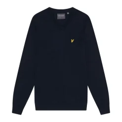 V-Neck Merino Blend Sininen
