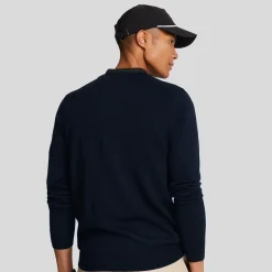 V-Neck Merino Blend Sininen