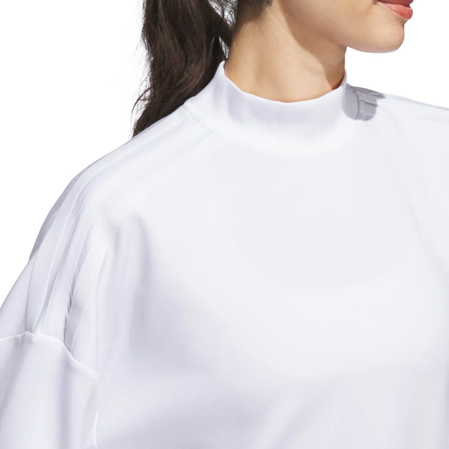 W Beyond Spacer Mock Layer Sweatshirt Valkoinen
