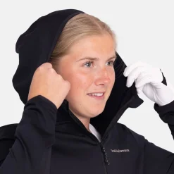 W Light Zip Hood Musta