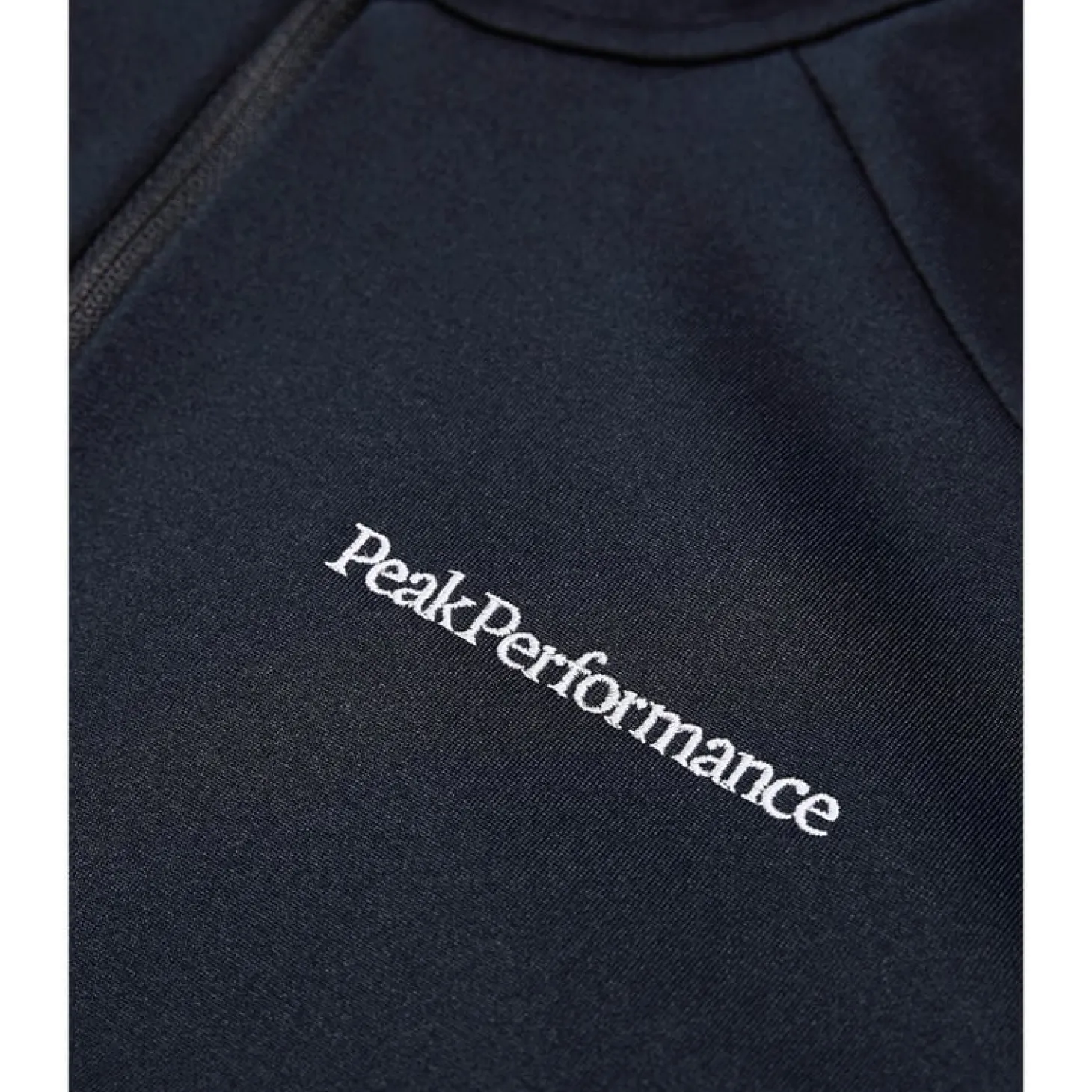 W Light Zip Hood Musta