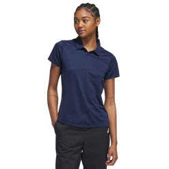 W Solid Performance Short Sleeve Polo Shirt Sininen