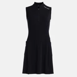 W Tech Dress Zip Collar Musta