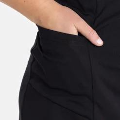 W Tech Dress Zip Collar Musta