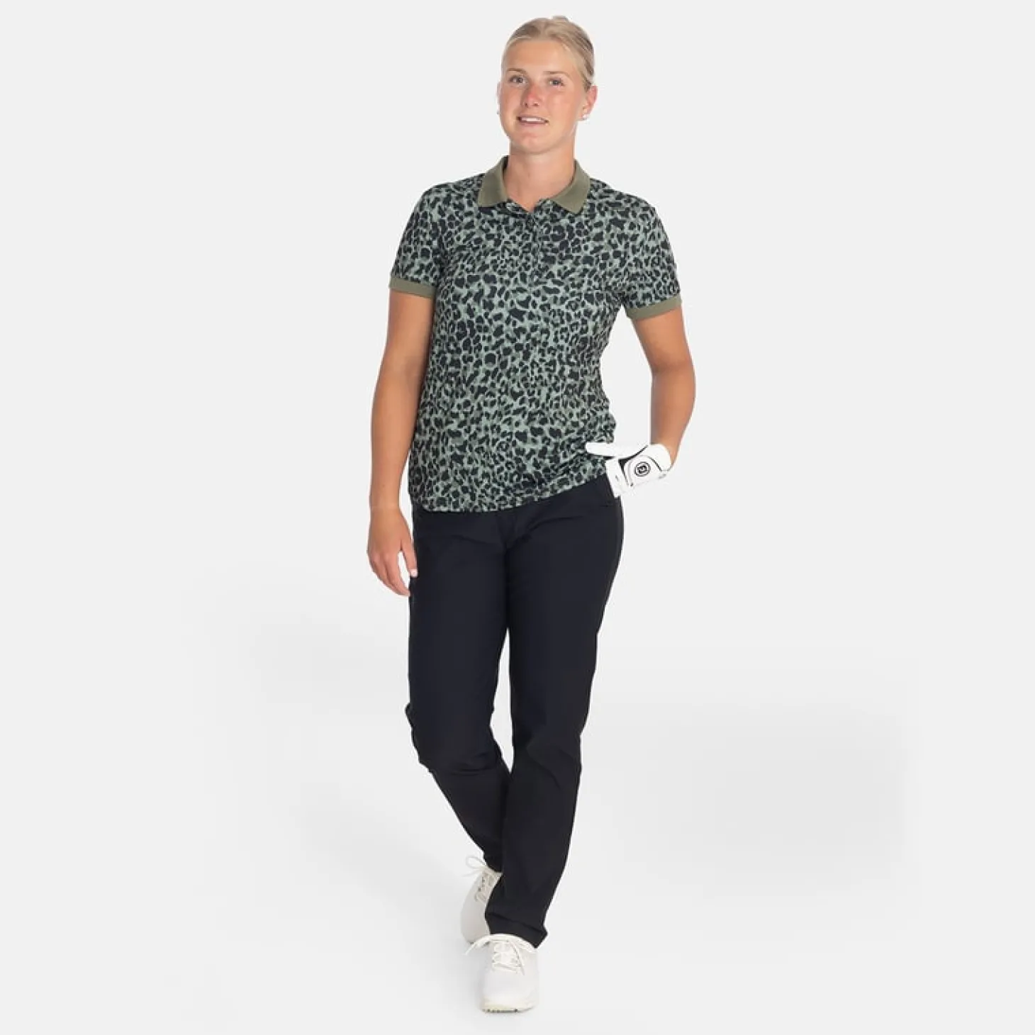 W Twill Stretch Pant Musta