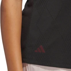 W Ultimate Diamond Jacquard Polo Shirt Musta