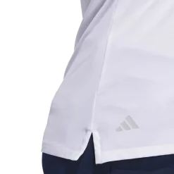 W Ultimate Solid Sleeveless Polo Shirt Valkoinen