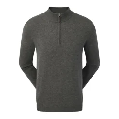 Wool Blend 1/2 Zip Harmaa