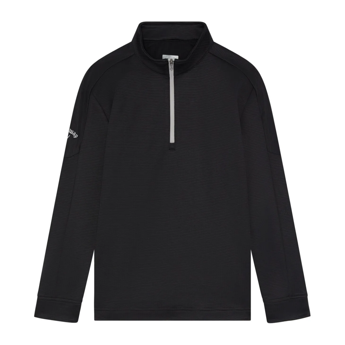 Youth Ls 1/4 Zip Hex Fleece Musta