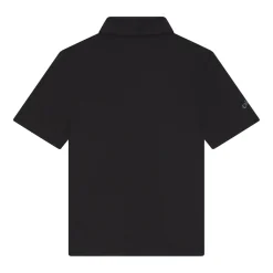 Youth Unisex Solid Polo Musta