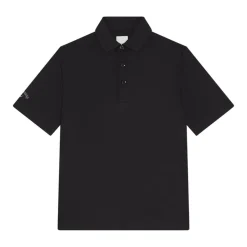 Youth Unisex Solid Polo Musta
