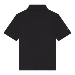 Youth Unisex Solid Polo Musta