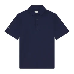 Youth Unisex Solid Polo Sininen